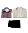 Sakamoto Days Nagumo Yoichi Cosplay Costume Set (Coat, Shirt, Pants)