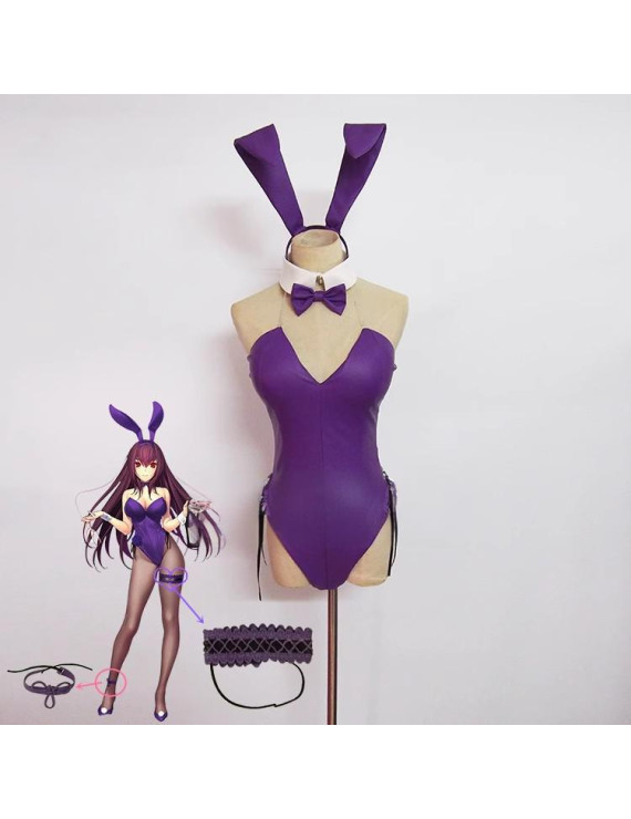 FGO Scathach Bartender Bunny Girl Custom Cosplay Costume