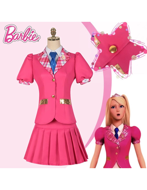 Barbie Princess Charm School Delancey Devin outfit Cosplay Costumes