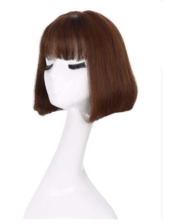 Brown short Bob Velma Cosplay Wig 