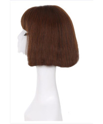 Brown short Bob Velma Cosplay Wig 