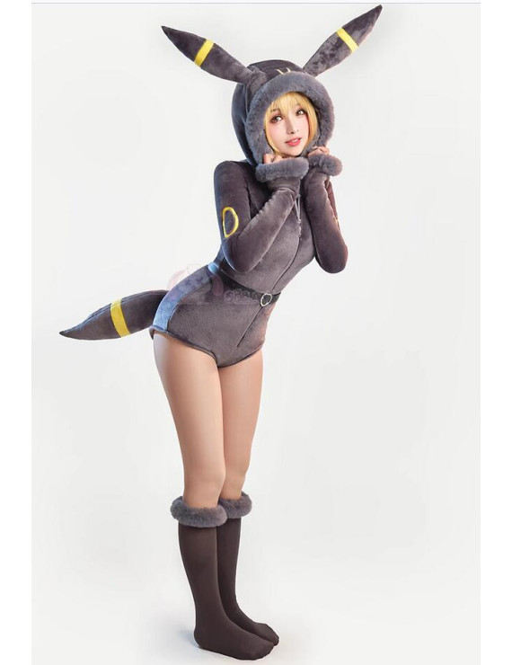Pokémon Umbreon Plush Lingerie Bodysuit Cosplay Costume