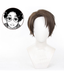 Blue Lock Yukimiya Kenyu Short Brown Cosplay Wig