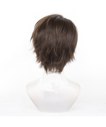 Blue Lock Yukimiya Kenyu Short Brown Cosplay Wig