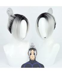 Blue Lock Gagamaru Gin Gray long Cosplay Wig