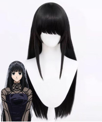 Sakamoto Days Osaragi Black Synthetic Fiber Cosplay Wig