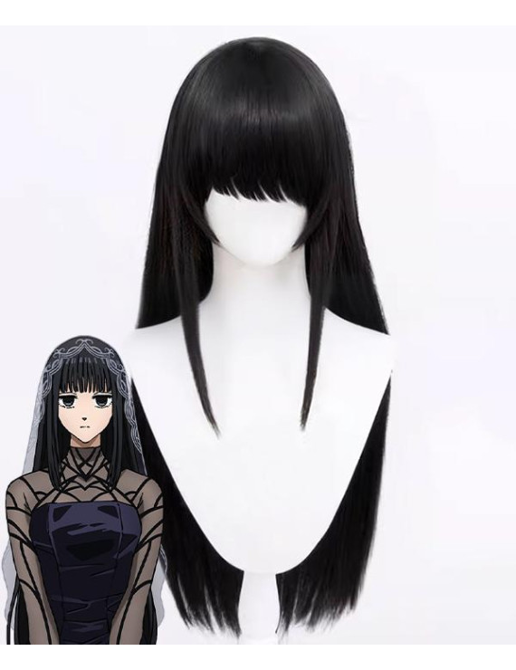 Sakamoto Days Osaragi Black Synthetic Fiber Cosplay Wig