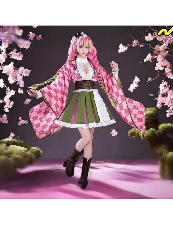 Demon Slayer Kanroji Mitsuri Commemorative Matsuri Cosplay Costume
