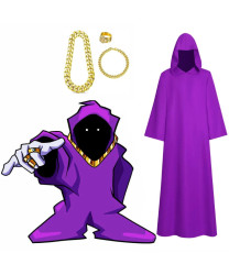 Shadow Wizard Money Gang Purple  Cosplay Costumes