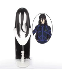 Blue Lock Aryu Jyubei 80cm Black Cosplay Wig