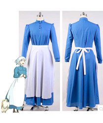 Howls Moving Castle Sophie Hatter Beautiful dress Cosplay Costumes