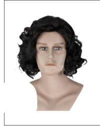 Game of Thrones Jon Snow Black Short Wavy Cosplay Wig