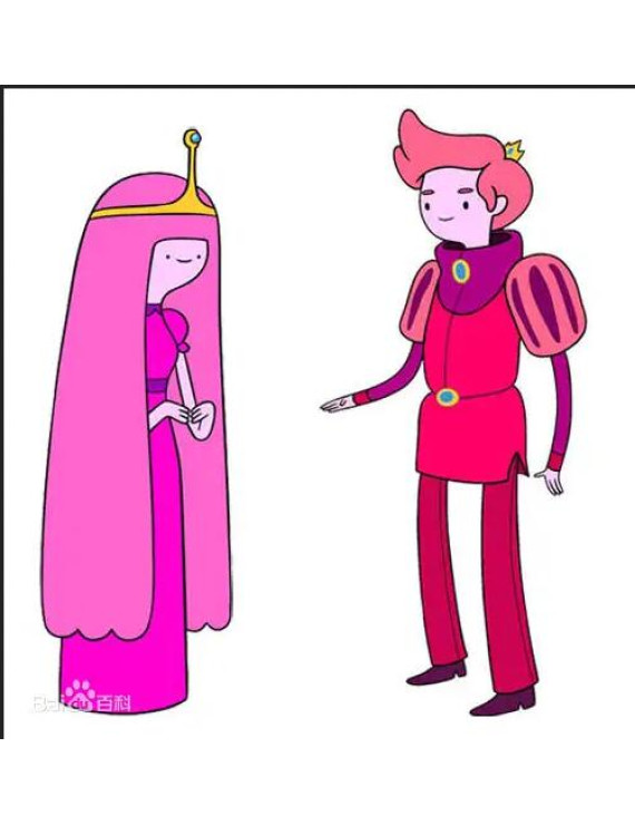 Adventure Time Princess Bubblegum Pink Cosplay Wig 100 CM