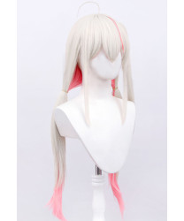 White Pink Gradient Wig Jackal Cosplay Wig Goddess of Victory: Nikke