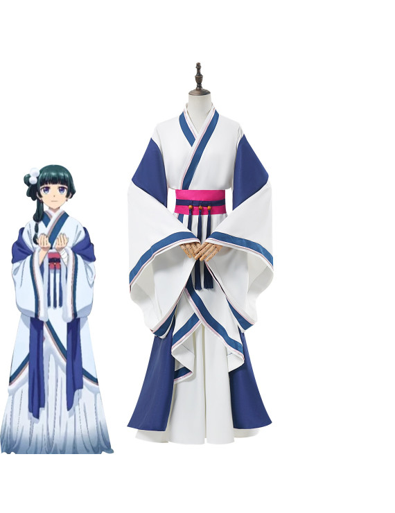 The Apothecary Diaries Maomao White Dress Anime Cosplay Costume