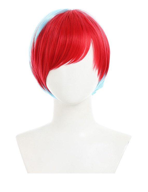 Red Blue Scarlet and Violet Penny Anime Cosplay Wig