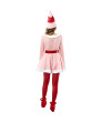 pink santa dress women long sleeves Christmas outfit