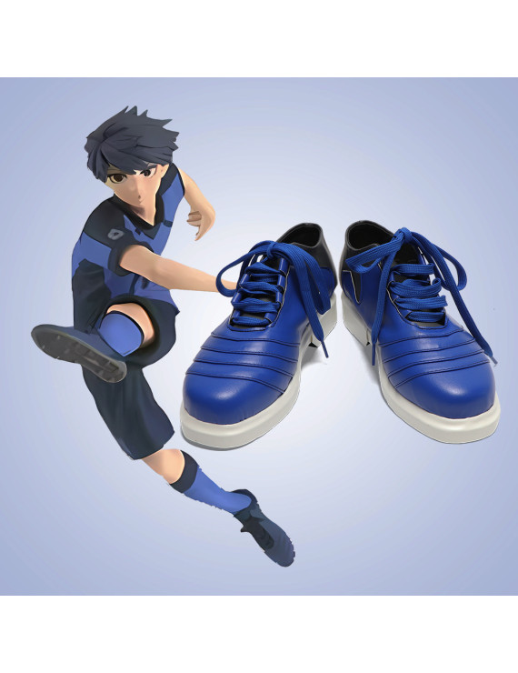 Blue Isagi Yoichi Bachira Meguru Lock Blue Cosplay Shoes