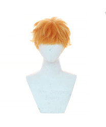 Blue Lock Kunigami Orange Short Rensuke Cosplay Wig