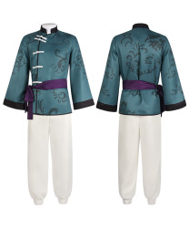 Blue Lock Rin Itoshi Cosplay Costumes Chinese Kung Fu Clothing
