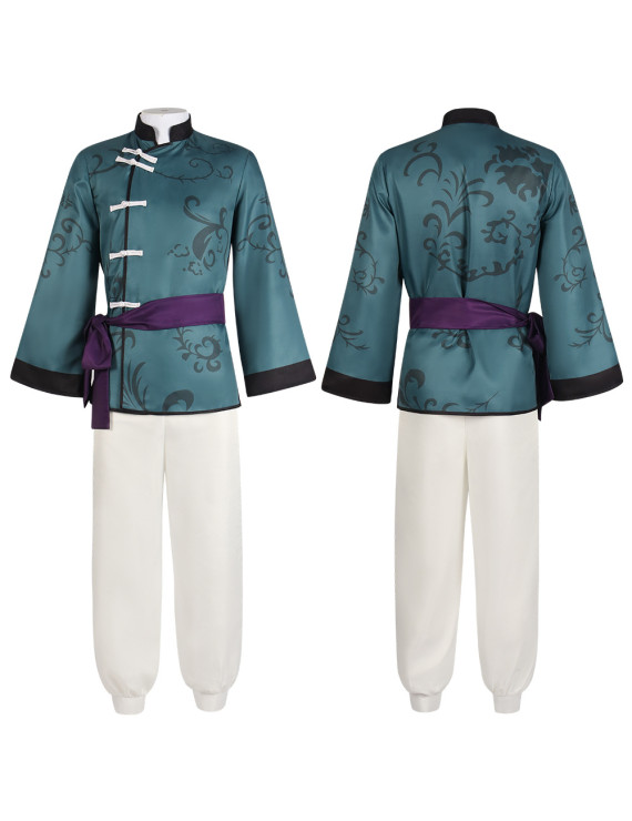 Blue Lock Rin Itoshi Cosplay Costumes Chinese Kung Fu Clothing