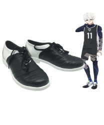 Blue Lock Seishiro Nagi Reo Mikage Black Cosplay Shoes