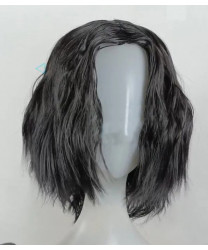 Cyberpunk 2077 Johnny Silverhand Black Cosplay Wig