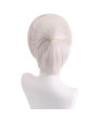 Light and Night Sariel Short Cosplay Wig With a Ponytail