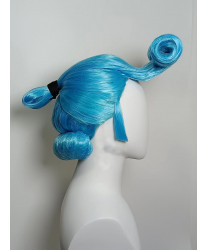 One Piece Franosuke Light Blue Cosplay wigs