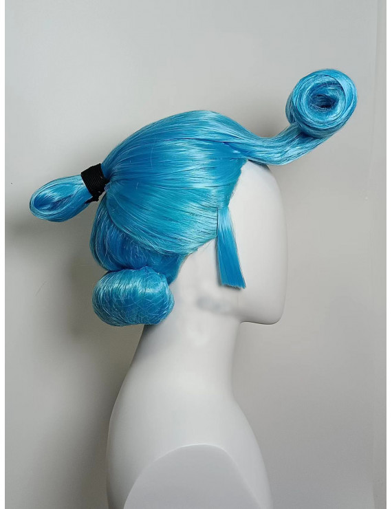 One Piece Franosuke Light Blue Cosplay wigs