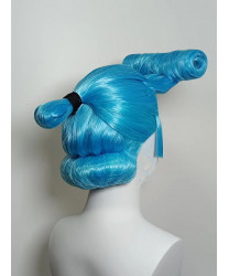 One Piece Franosuke Light Blue Cosplay wigs