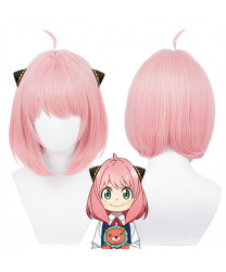SPY×FAMILY Anya Forger Pink Short Bobo Cosplay wigs