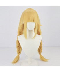 Ya Boy Kongming Tsukimi Eiko yellow Long Cosplay Wig