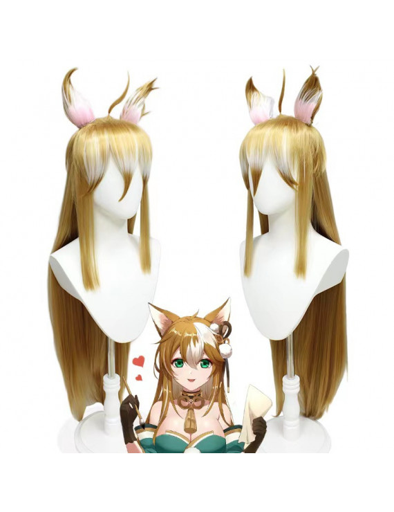 Genshin Impact Gorou Cosplay Wig with Ears