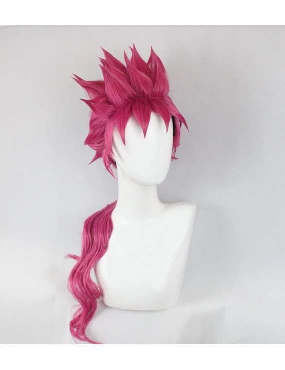 Saint Seiya Scylla Io Pink long Cosplay wigs