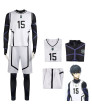 Blue Lock Isagi Yoichi Meguru Bachira Seishiro Nagi White No. 7 15 16 Cosplay Costumes