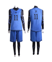 Blue Lock No. 4 8 9 11 Jersey  Cosplay Costumes 