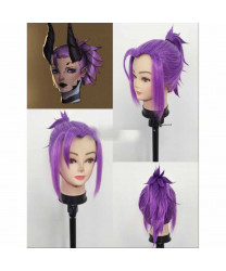 Overwatch Devil Mercy Purple Game Styled Cosplay Wig