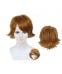 Tokyo Ghoul Nishiki Nishio Cosplay Wig Gold Brown Short Party Wig