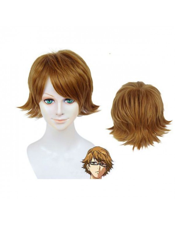 Tokyo Ghoul Nishiki Nishio Cosplay Wig Gold Brown Short Party Wig