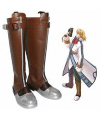 Trails in the Sky Olivier Lenheim PU Leaether Cosplay Shoes