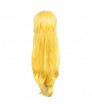 Super Mario Princess Peach Long Wavy Yellow Cosplay Hair Wig