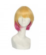 Gwenpool Orange Styled Wig With Pink Pony Tail Cosplay Wig