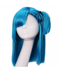 Bulma Wig Dragon Ball Z Costume Pre-styled Cosplay Hair Wig