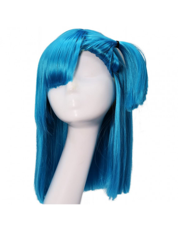 Bulma Wig Dragon Ball Z Costume Pre-styled Cosplay Hair Wig