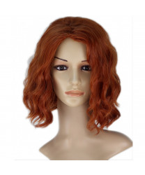 Black Widow Wig Avengers Black Widow Cosplay Wig Short Wavy Wig