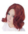 Black Widow Wig Avengers Black Widow Cosplay Wig Short Wavy Wig