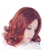 Black Widow Wig Avengers Black Widow Cosplay Wig Short Wavy Wig