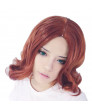 Black Widow Wig Avengers Black Widow Cosplay Wig Short Wavy Wig