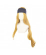 Persona 5 Chihaya Mifune Long Curly Golden Cosplay Hair Wig